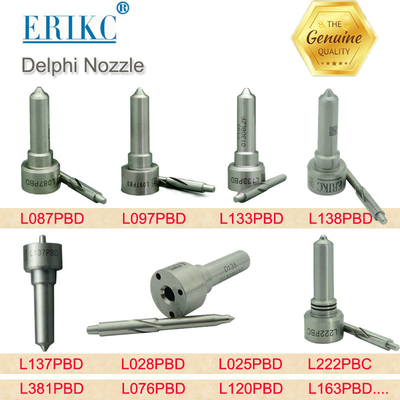 China ERIKC delphi injector nozzle L087PBD L097PBD L137PBD L157PBD fuel diesel OIL nozzle spray L138PBD L381PBD supplier