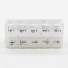 ERIKC Diesel Gasket B16 Fuel Injector Shim Kit 50 Pieces Calibration Shims Washer Size 1.08mm-1.17mm