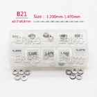 ERIKC Injector Shim B21 Common Rail Adjustment Shim Gasket Kit Size 1.20mm-1.77mm for Denso