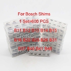 ERIKC B11 B12 B13 B14 B16 B25 B31 600 Pieces Common Rail Injector Ring Fuel Injector Base Shim Standard Washer for Bosch