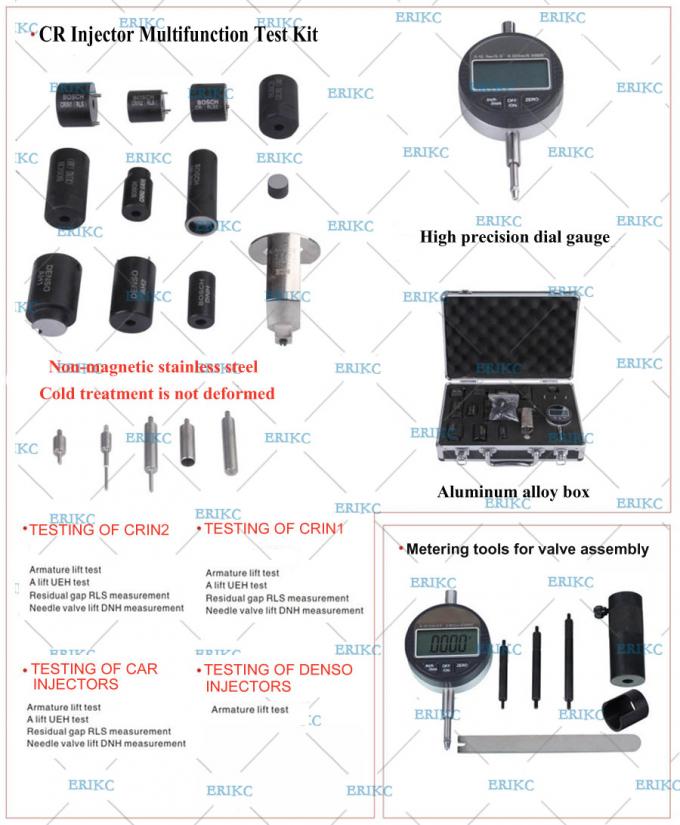 Injector Ruler ERIKC black injector Lift measurement tools common rail nozzle universa ...