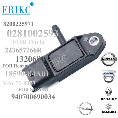 China ERIKC car fit 0281002593  Intake Air Manifold Absolute Pressure MAP Sensor 8200225971 for SUZUKI NISSAN RENAULT supplier