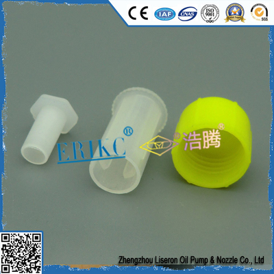 Delphi injector plastic protection cap E1023001 , common rail car injector flip spouted cap / practical production cap