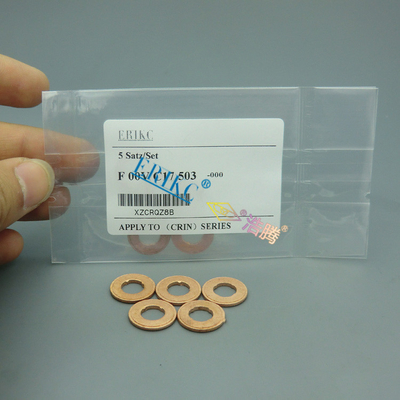 7.1*15*1.5mm ERIKC fuel injector copper washer , all kinds of industrial fittings copper F00VC17503