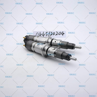 Cummins ERIKC fuel pump dispenser inyector 0445120204 , bosch genuine common rail injector 0 445 120 204 / 0445 120 204