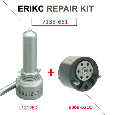 ERIKC 7135-651 fuel injector 2T1Q9F593AA RM2T1Q9F593AA control valve nozzle group kits L121PBD 9308-621C valve 9308 621C