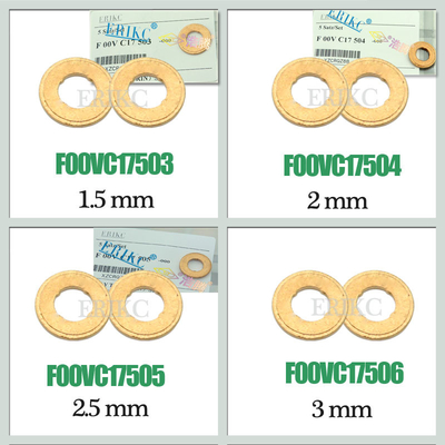 ERIKC common rail fuel copper gasket F 00V C17 505, bosch 7.1*15*2.5mm base diesel generator nozzle copper washer