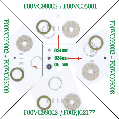 ERIKC F00VC99002 + F00VC05001 bosch Common rail injector repair kits F00V C99 002 DIESEL steel ball set FOOVC05001