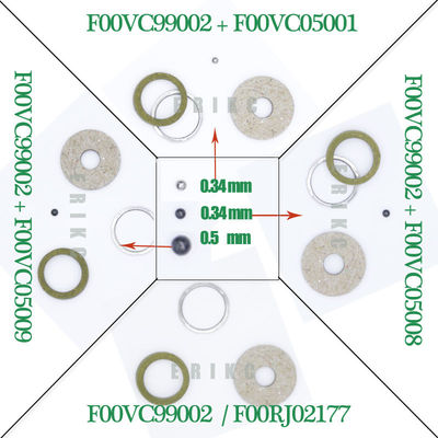 ERIKC F00VC99002 + F00VC05009 For BOS Common rail injector ball set repair kits F00V C05 009 engine auto part FOOVC05001