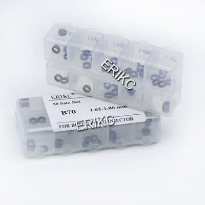ERIKC Diesel Engine Injector Adjust Shims B70 Size 1.62-1.80 mm For BOS piezo