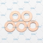 ERIKC E1024062 Common Rail Injector Parts Nozzle Copper Washer Shims C6 C6.4 C6.6 for 5PCS/Bag