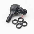 ERIKC Sealing Ring T and L Shape Return Pipe Joint Rubber Black Sealing Ring for Denso/Bosh