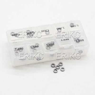 ERIKC CRIN Injector Shims Gasket Kit B48 Lift Spacer Shim Contains 50 Pieces Size 1.38mm-1.56mm For BOS