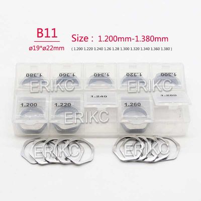 ERIKC B11 Common Rail Lift Adjusting Shim Injector Shims 50 Pieces Nozzle Adjusting Shim For BOS
