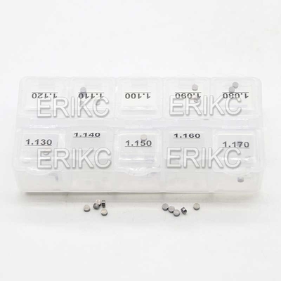 ERIKC Diesel Gasket B16 Fuel Injector Shim Kit 50 Pieces Calibration Shims Washer Size 1.08mm-1.17mm