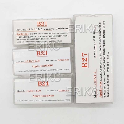 ERIKC B21 B23 B24 B27 Injector Repair Shim 400PCS Common Rail Nozzle Valve Adjusting Shim Washer for Denso