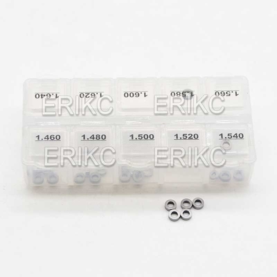 ERIKC Original Injector Shim Kits B40 Diesel Common Rail Adjusting Shim Size 1.46-1.64mm for Bosch