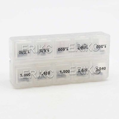 ERIKC Diesel Injector Shim B40 Common Rail Adjust Gasket Kit Spring Washer Shims Size: 1.46-1.64mm For BOS