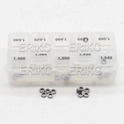 ERIKC Diesel Injector Shim B40 Common Rail Adjust Gasket Kit Spring Washer Shims Size: 1.46-1.64mm for Bosch