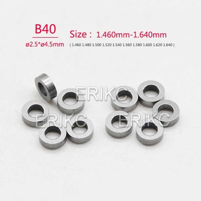 ERIKC Original Injector Shim Kits B40 Diesel Common Rail Adjusting Shim Size 1.46-1.64mm for Bosch