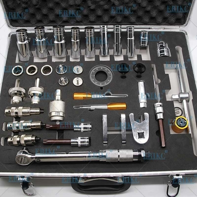 ERIKC Common Rail Injector Repair Tool Set 40-Piece General Fuel Injector Repair and Disassembly Tool