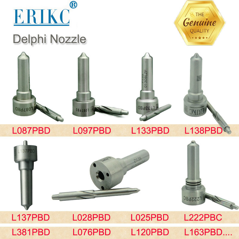 ERIKC delphi injector nozzle L087PBD L097PBD L137PBD L157PBD fuel diesel OIL nozzle spray L138PBD L381PBD