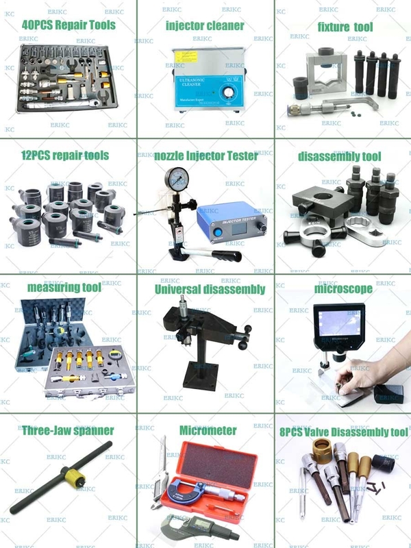 ERIKC test machine diesel common rail injector oil pressure testing equipment CR Bosch injector measuring tools